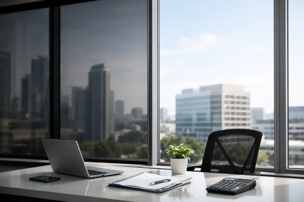 Office Window Tinting That Pays Off