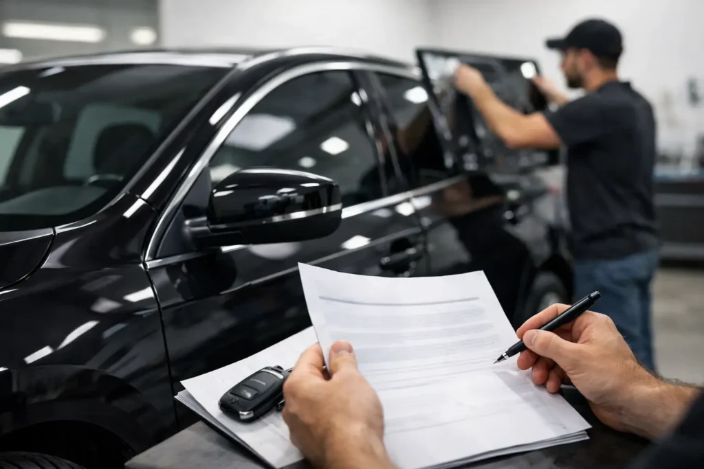 What a Lifetime Tint Warranty Really Covers